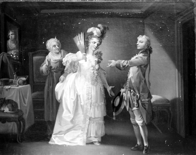 Den forvandlede Brudgom, 8. scene by Christian August Lorentzen