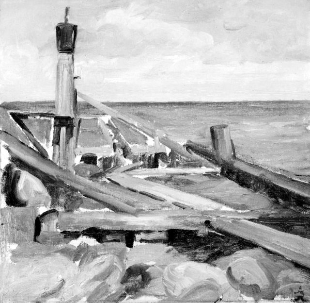 Mole. Dragør by Albert Gottschalk