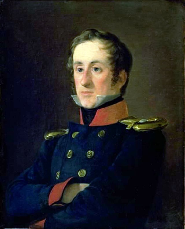 Marinemaleren Emil Wilhelm Normann i søofficersuniform by Jørgen Roed