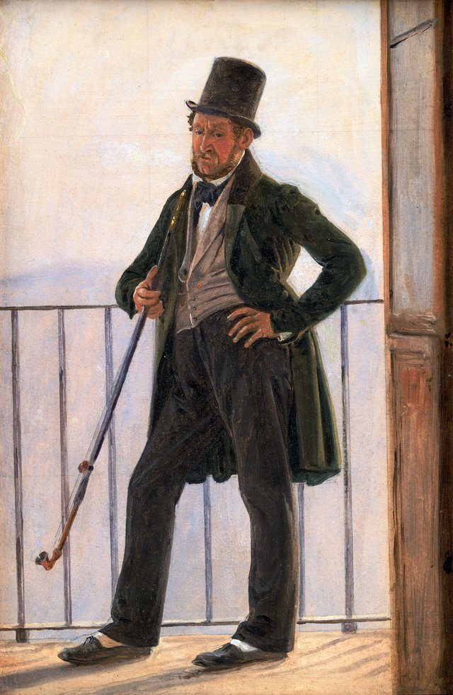 Maleren Albert Küchler by Constantin Hansen