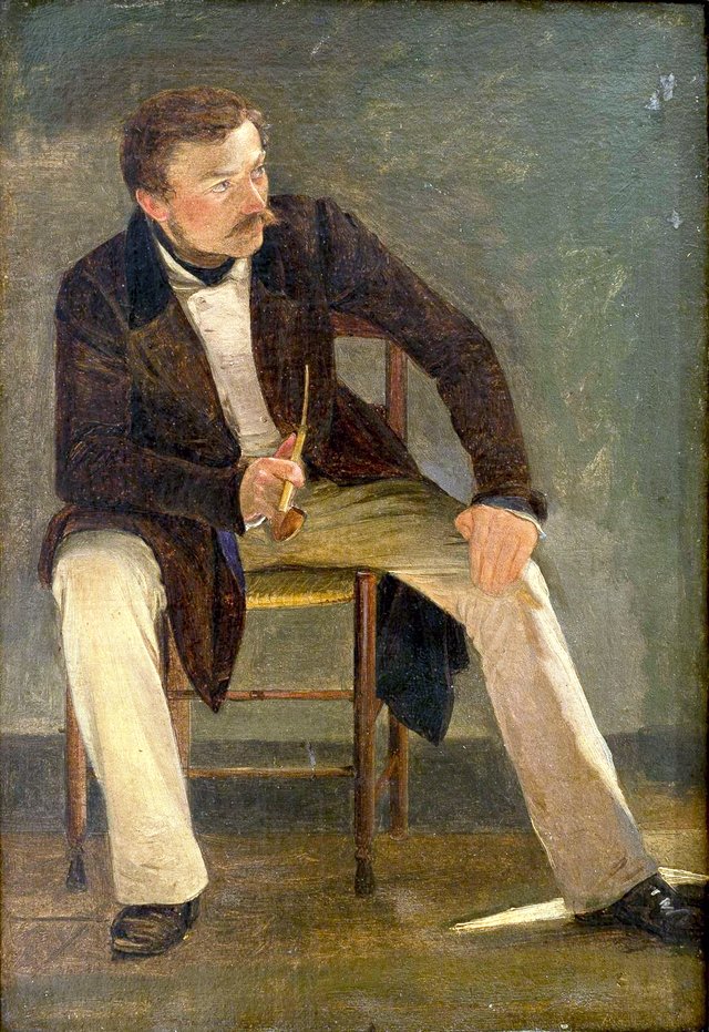 Maleren Constantin Hansen by Albert Küchler