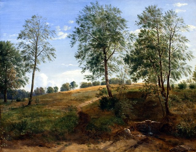 Carolinekilden ved Næsby på Fyn by Dankvart Dreyer