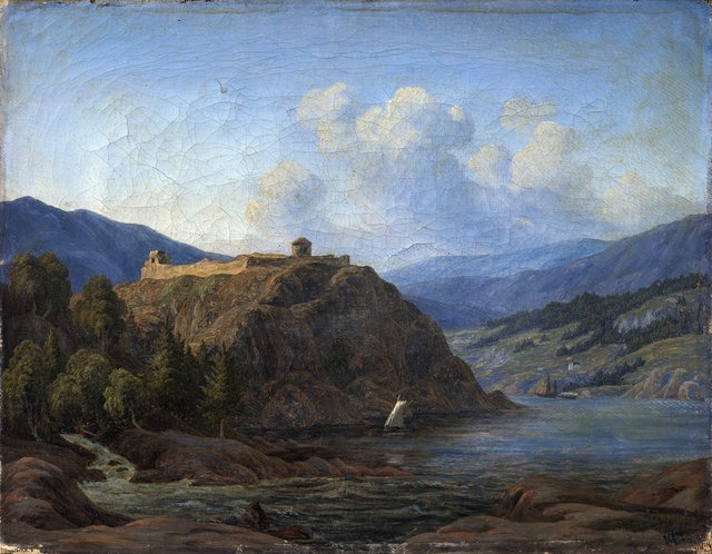 Klipper ved Götaelven by Henrich Christian From