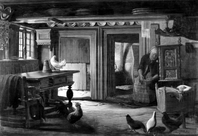 En bondestue by Hans Jørgen Hammer