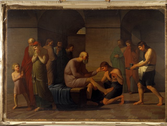 Sokrates' død by C.F. Høyer