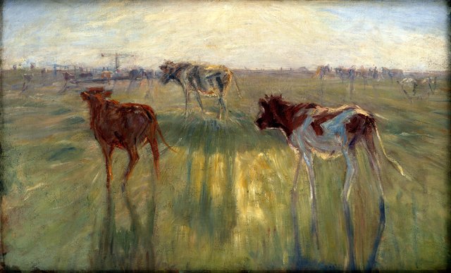 Med solen i øjnene. Saltholm. En farveskitse by Theodor Philipsen