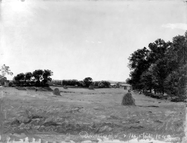 Landskab ved Dortheaslyst by P. C. Skovgaard