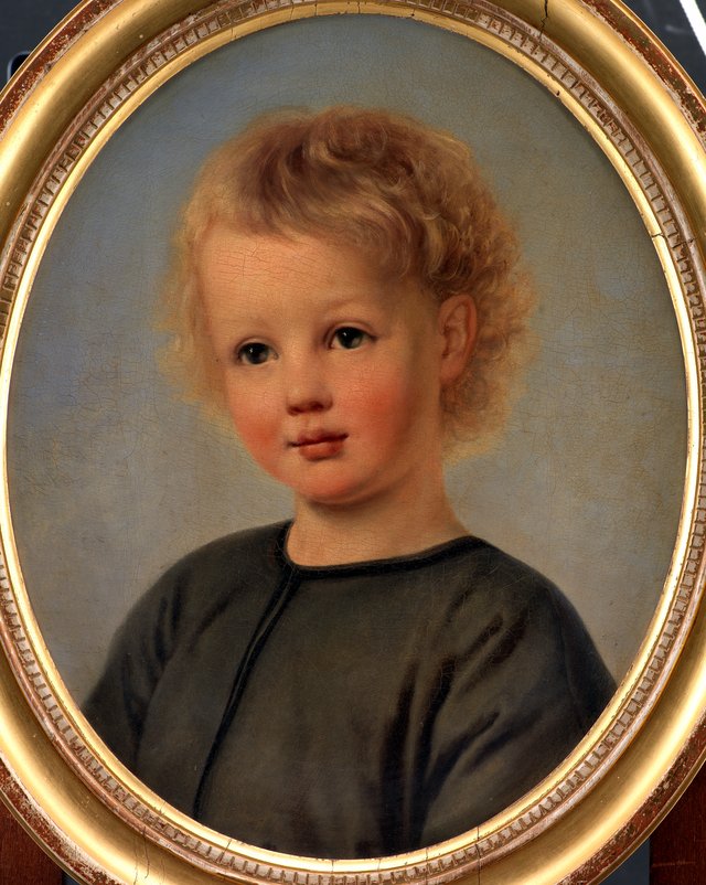 Portræt af Holger Aagaard Hammerich som 4-årig by Elisabeth Baumann