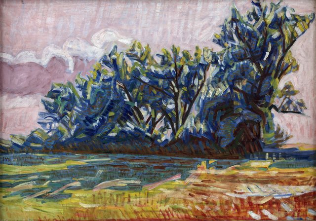 Pilehegn ved Borup by Niels Larsen Stevns