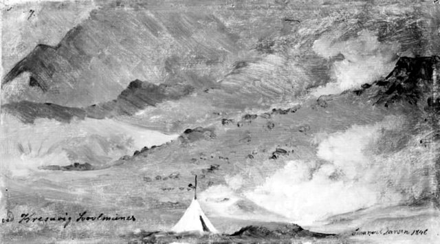 Ved Krýsuvik Svovlminer, Island by Emanuel Larsen