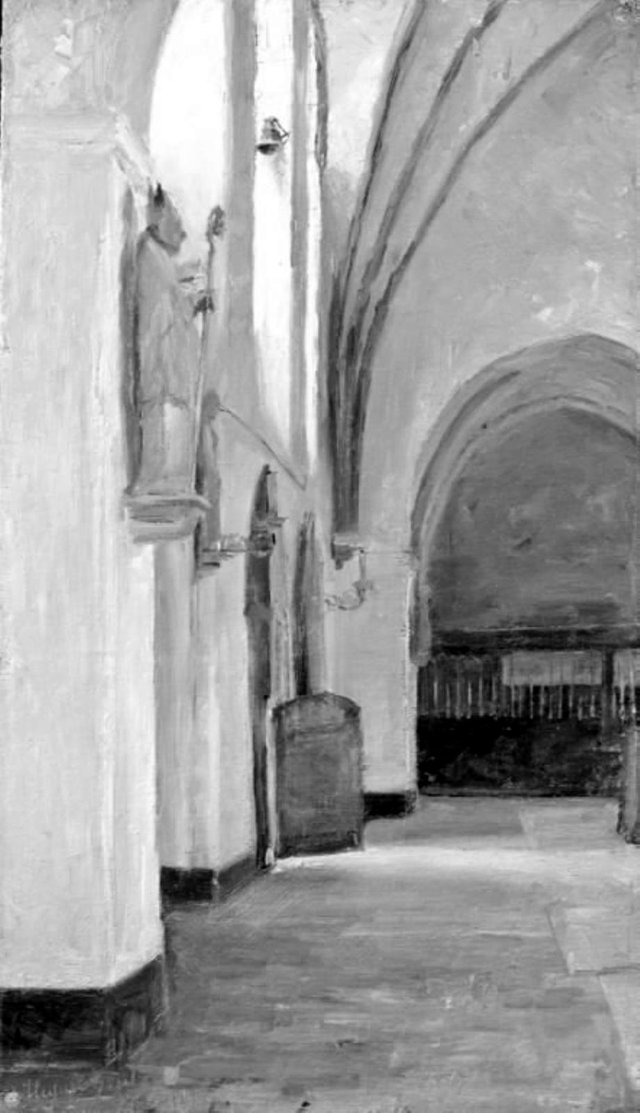 Das Hospital zum Heiligen Geist. Lübeck by Albert Gottschalk