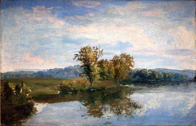 Parti ved Vejl Sø by Dankvart Dreyer