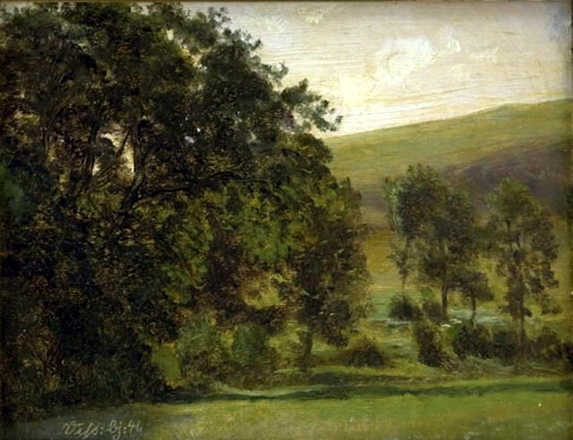 Træer ved Vissenbjerg by Dankvart Dreyer