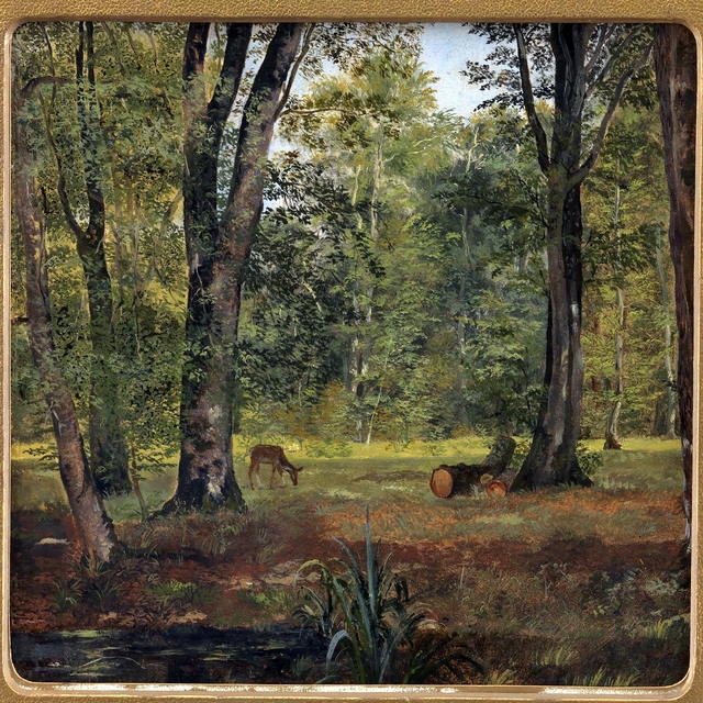 Fra Charlottenlund skov by Lorenz Frølich