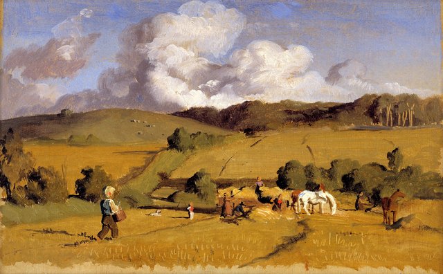 Landskab fra Holmstrup by Lorenz Frølich