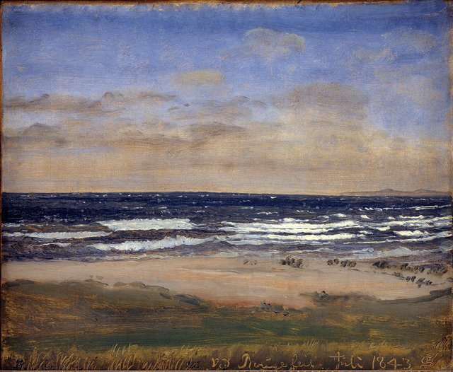 Strandbillede, Rågeleje by P. C. Skovgaard