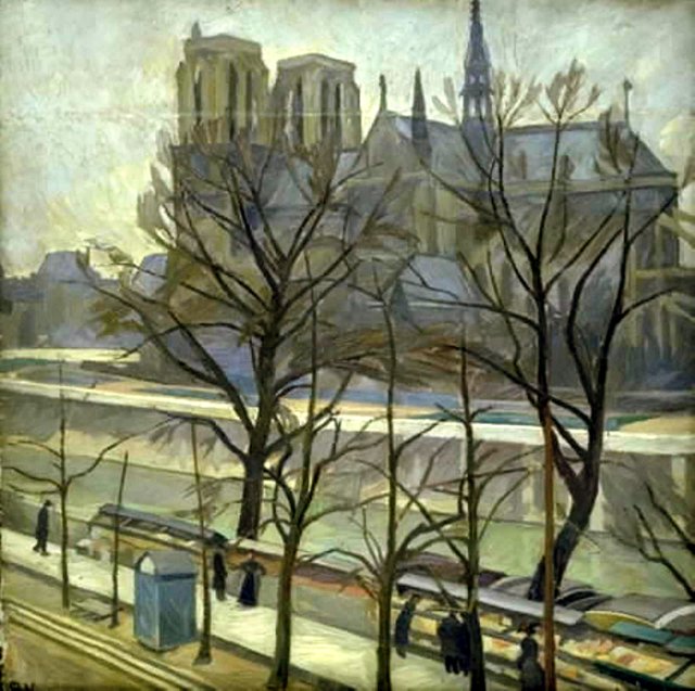 Fra Quai de la Tournelle, Paris by Edvard Weie