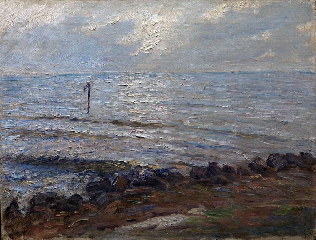 Sollys over havet by Oscar Björck