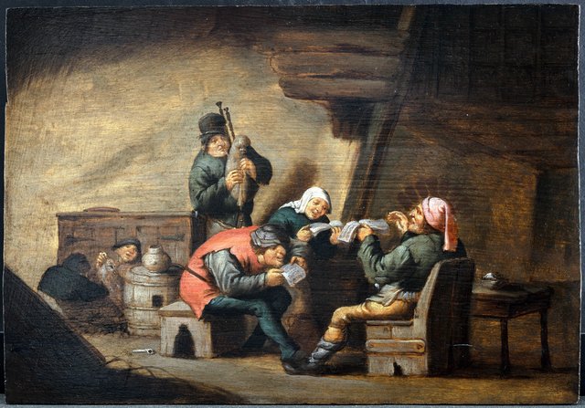 Sækkepibemusik og sang. De fem sanser: høresansen by Anthonie Victoryns