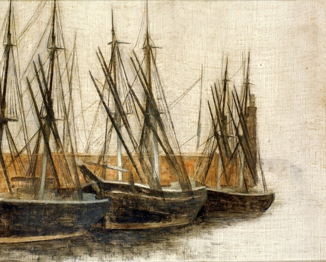 Fra Christianshavns Kanal by Vilhelm Hammershøi