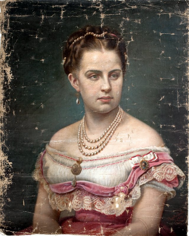 Dronning Olga af Grækenland by Elisabeth Baumann