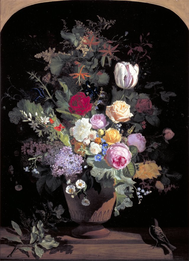 Blomster i en vase by O.D. Ottesen