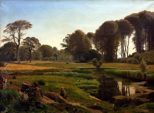 En sommerdag. Motiv fra Horneland ved Fåborg by Vilhelm Kyhn