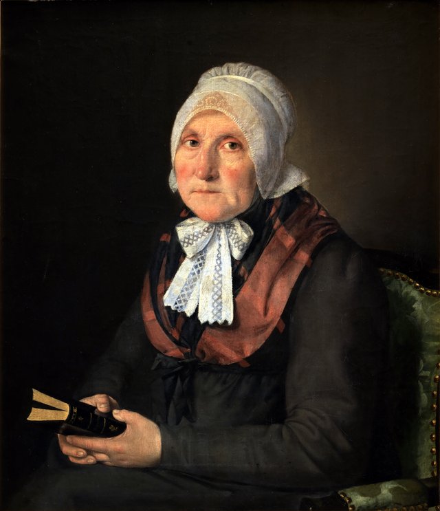 Maria Magdalena Jensen, f. Jessen, kunstnerens moder by Christian Albrecht Jensen