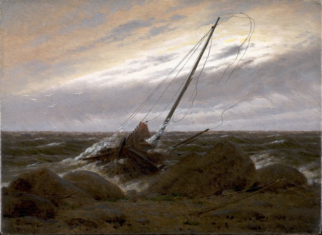 Efter stormen by Caspar David Friedrich