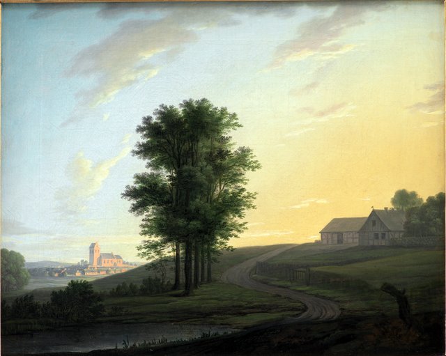 Aftenlandskab ved Gentofte by Eric Paulsen