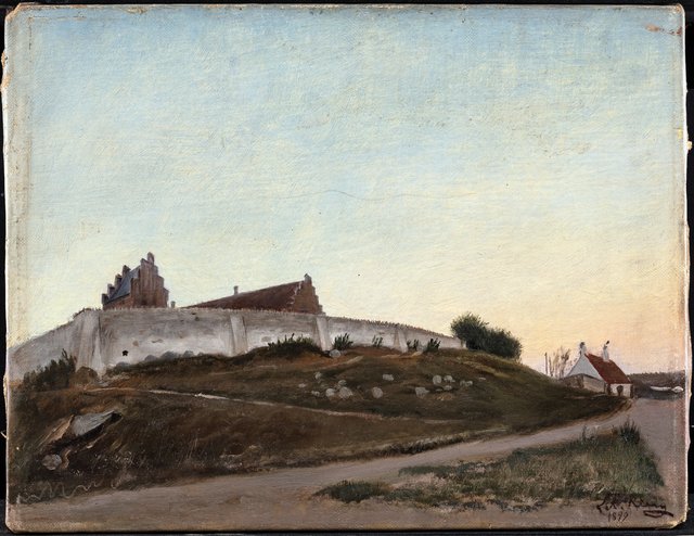 Melby Kirke. Sommeraften by Laurits Andersen Ring