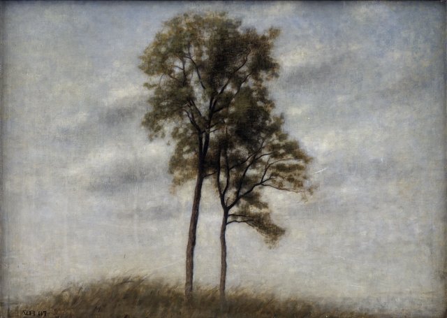 Unge ege by Vilhelm Hammershøi