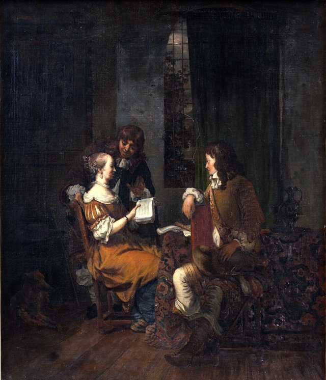 Musiktimen by Gerbrand van den Eeckhout