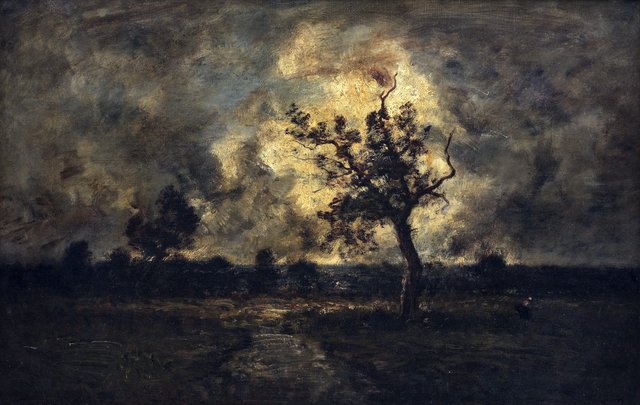 Uvejrsstemning by Narcisse Virgilio Díaz