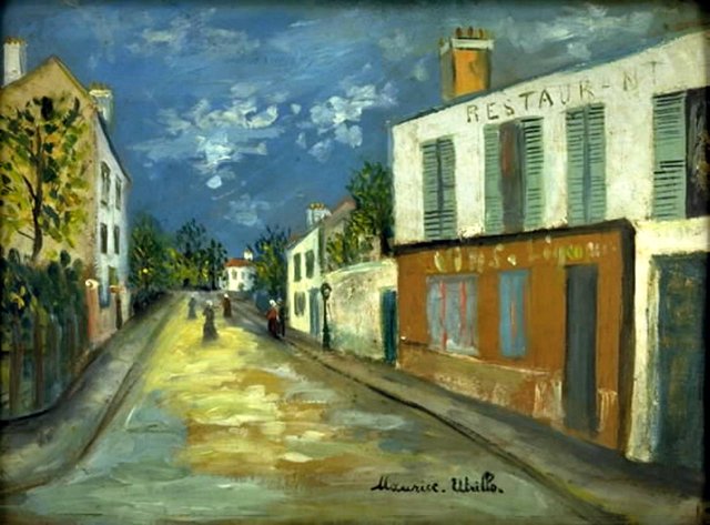 Rue à Paris by Maurice Utrillo
