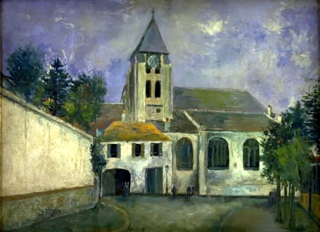 L'église de Groslay by Maurice Utrillo