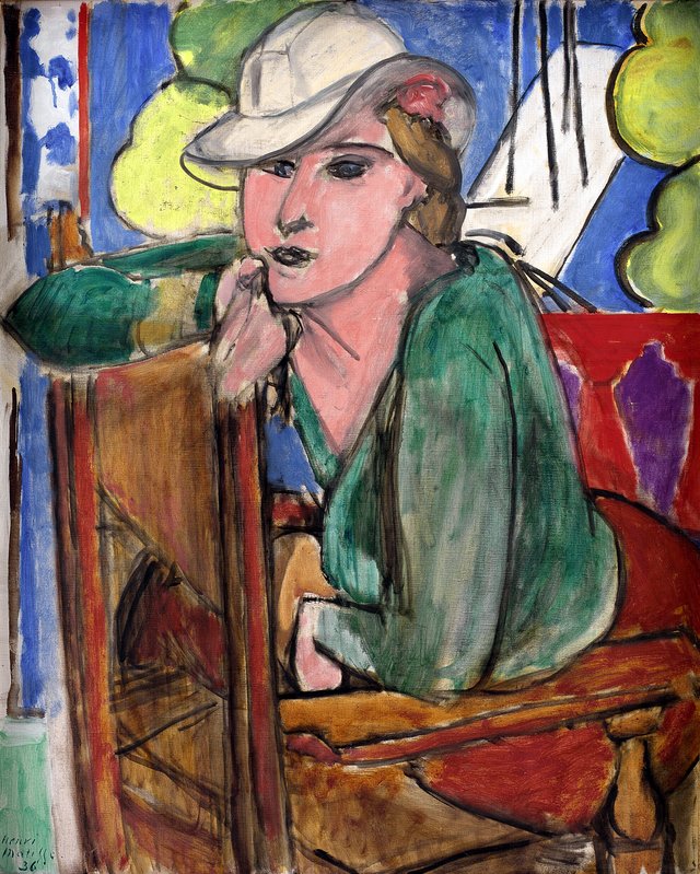 Den grønne bluse by Henri Matisse