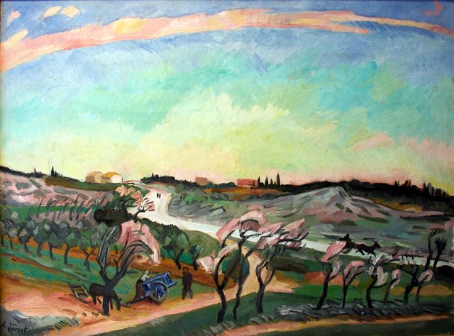 La route de Nîmes by Henri Doucet