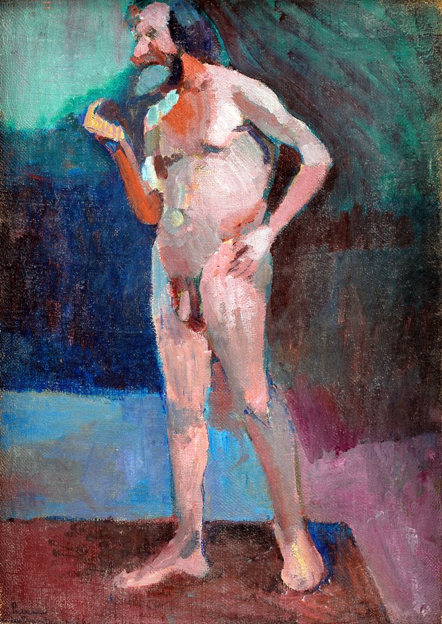Stående mandlig model by Henri Matisse