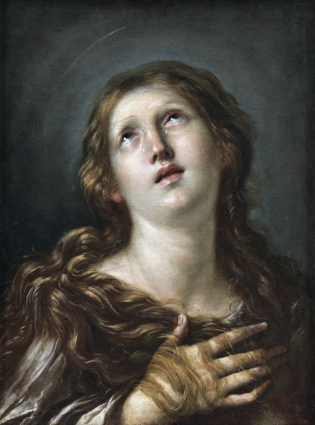 Den angrende Maria Magdalene by Girolamo Troppa
