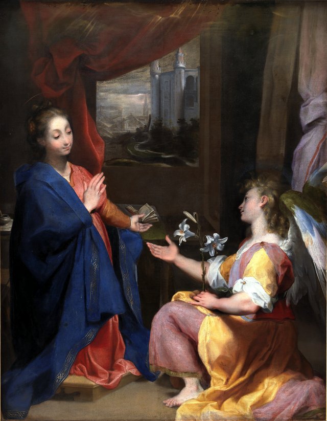 Jomfru Marias bebudelse by Federico Barocci