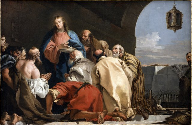 Nadverens indstiftelse by Giovanni Domenico Tiepolo