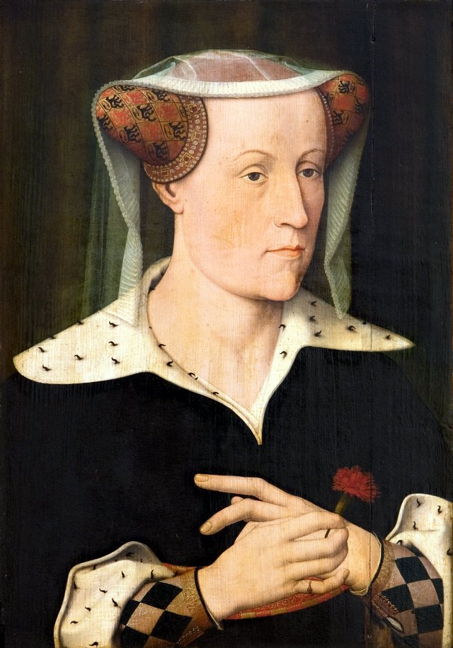 Jacobæa af Bayern, grevinde af Holland og Zeeland by Jan Mostaert