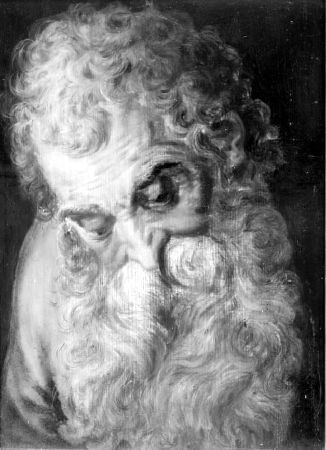 En oldings hoved by Frans Floris