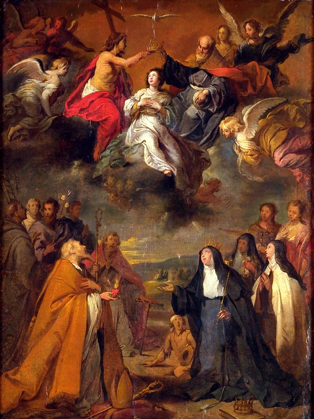 Jomfru Marias himmelkroning by Cornelis Schut