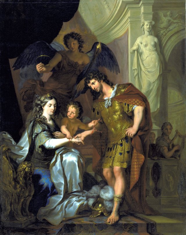 Alexander og Roxanes bryllup (?) by Gerard de Lairesse