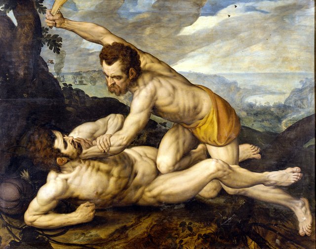Kain og Abel by Frans Floris