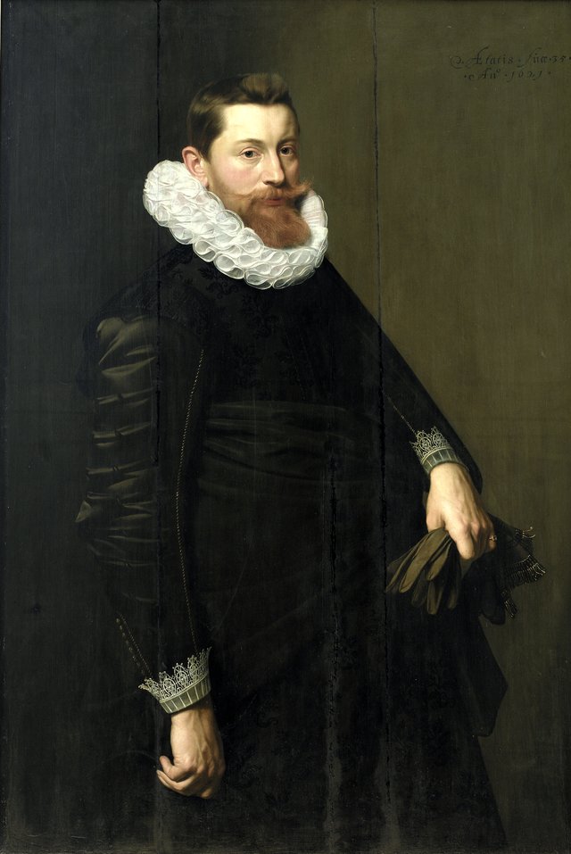 Herreportræt by Nicolaes Eliaszoon Pickenoy