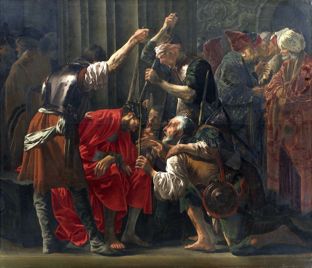 Kristi tornekroning by Hendrick ter Brugghen
