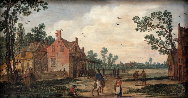 Sommer ved værtshuset "Liljen" by Jan van Goyen
